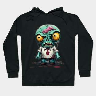 Funny mini zombie halloween Hoodie